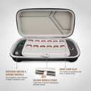 XINGFUDAO Lightweight Carrying Case Compatible with Nintendo Switch 2 (2025), Travel Bag for Up to 12 Game Cards, Protective Cover for Switch 2, Black