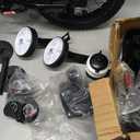 KEANO 12" Motocross Kids Bike for 2-4 Yrs Training Wheels, Black