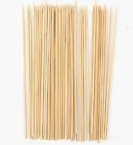 Bamboo Skewers 100 Ct 9.75 in (3 Pack)