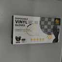 Powder Free Plastic Gloves Disposable Vinyl Gloves 100-Count S