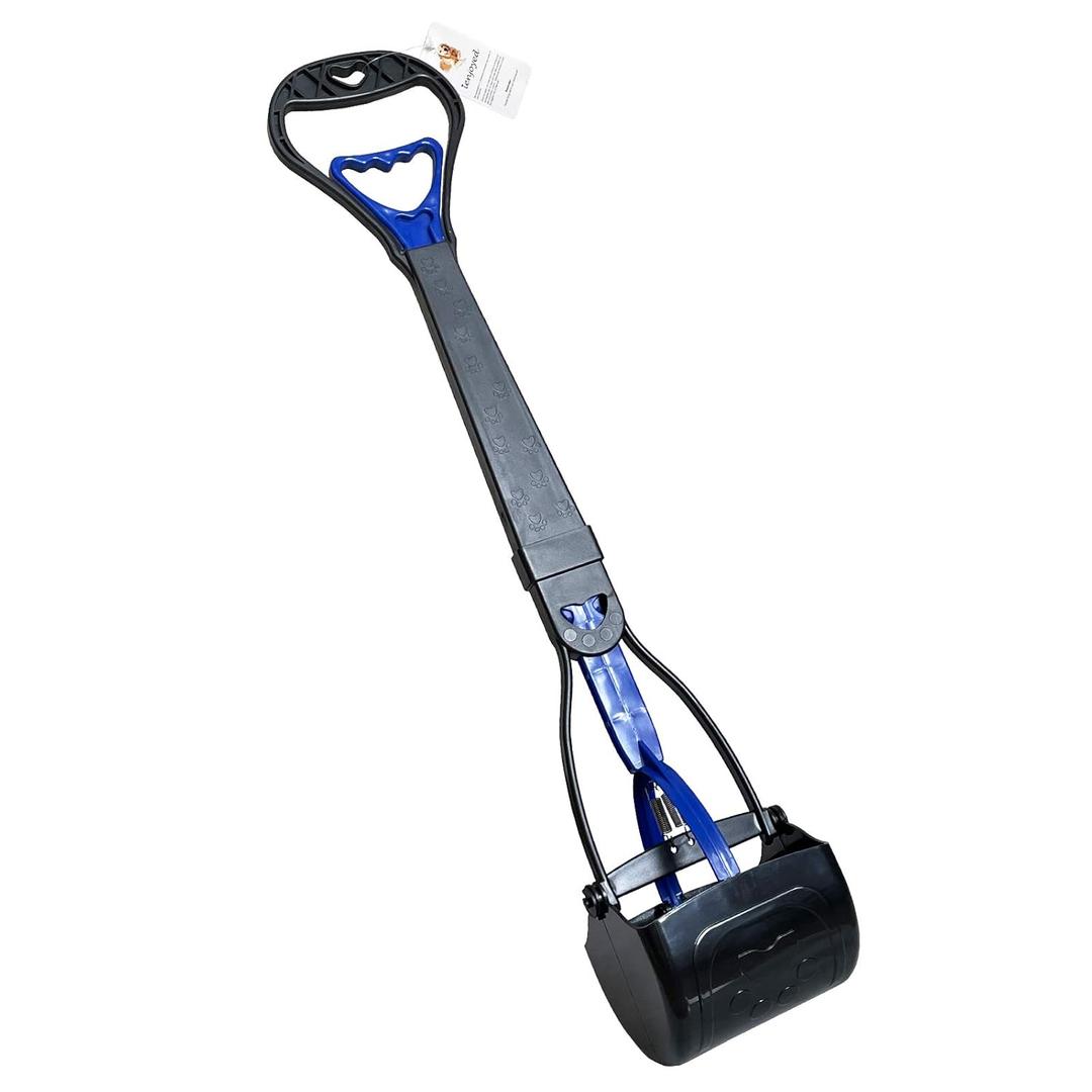 Non-Breakable Pooper Scooper for Large Medium & Small Dogs Heavy Duty, 28“Long Handled Dog Poop Scooper for Grass,Durable Dog Poop Pick Up Tool, Poop Grabber