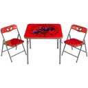 Marvel Spiderman Kids' 3-Piece Table and Chairs Set, Red