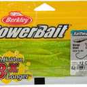 Berkley PowerBait Saltwater Bonga Shad Fishing Soft Bait (4", Chartreuse Silver Flash)