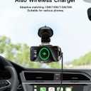 Wireless Car Charger, ESSAGER 15W Fast Charging Car Phone Holder Mount Auto Clamping Cell Phone Stand for iPhone 15 14 13 12 11 Pro Max, Samsung Galaxy S23 S22 S21