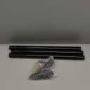 ZMTECH Flag Pole - Upgraded Bracket, 6 FT Stainless Steel Flag Poles for Outside House, Residential or Commerical, Tangle Free Flag Pole Kit for American Flag (Without Flag, Black)