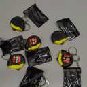 Jutom 12 Pcs Mini Tape Measure Keychain Bulk Mini Screwdriver Keychain Set Adult Tool Party Prize for Father's Men Gifts