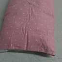 ZPECC Toddler Pillow with Pillowcase - 13x18 Organic Cotton Hypoallergenic Kids Pillow, Baby Essentials for Travel Crib Daycare Stroller (Intended for Age 2 and up) Love (2 Piece Set)