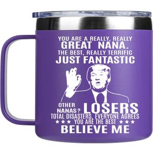 Nana Gifts -14Oz Cup - Gift for Nana from Granddaughter For Christmas and Birthday