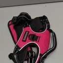 BARKBAY No Pull Dog Harness Front Clip Heavy Duty Reflective Easy Control Handle for Large Dog Walking(Pink,XL)