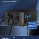 120W Low Voltage Landscape Transformer, Weatherproof Outdoor Low Voltage Transformer, 120V AC to 12V DC, Landscape Lighting Transformer with Timer and Photocell Sensor, ETL Listed A03LT06