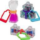 Goliath Fidget Blox 3 Pack with Backpack Clip | Sound, Touch, Vision Sensory Fidget Toys | from The Makers of Jelly Blox | Safe & Reliable | Ages 5+