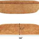 4 Pack 30 Inch Window Box Liners Coco Liners for Planters Coconut Husk Plant Liners 100% Natural Coconut Liners for Planters Coco Coir Liner for Outdoor Planter