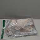 Nunubaby Washable Pee Pads for Dogs, Stylish, Non-Slip and Leak-Proof Pee Pads. Reusable Potty Pads for Dogs for Crates and Floors(Dark Red/Multi, 18" x24" )