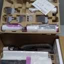 Dog Grooming Vacuum Kit, 2.5L Dust Cup Pet Grooming with Clippers for Dogs Cats Hair Shedding Brush at Home Purple