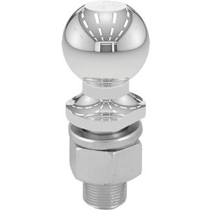 CURT 40078 2-5/16-Inch Chrome Trailer Hitch Ball, 15,000 lbs, 1-1/4 x 2-5/8-Inch Shank, Packaged