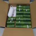 Amazon Basics Premium Leak Proof Dog Poop Bags with Dispenser and Leash Clip, Talcum Powder Scented, 13" x 9", 270 Count (18 Rolls of 15)