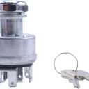 1652306C91 Ignition Switch Fit for International Truck 4000 Series 8000 Series, Replacement 1652306C91 463032C91 1652307C91, with 2 Key 11 Pin 4 Position