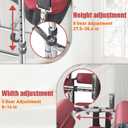 Rehabilitation Walker for Children – Adjustable 6-Wheel Anti-Tilt Walking Aid with Safety Lock for Cerebral Palsy, Hemiplegia & Post-Surgery Recovery, 220 lbs Max