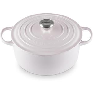 Le Creuset Enameled Cast Iron Signature Round Dutch Oven, 5.5 qt., Shallot
