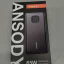 65W Power Bank, 25000mAh Travel Essential USB C Laptop Portable Charger, 100W Total Fast Charging Battery Pack for MacBook Dell XPS iPad Tablet Steam Deck iPhone 17-12 Series Samsung Switch and More (Dark Gray)