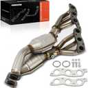 A-Premium Exhaust Manifold Catalytic Converter Kit Direct-Fit Compatible with Lexus IS300 2001-2005 3.0L, GS300 1998-2005 3.0L, SC300 1998-2000 3.0L & Toyota Supra 1998 3.0L, EPA Compliant