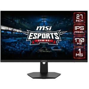 msi G274, 27" Gaming Monitor, 1920 x 1080 (FHD), IPS, 1ms, 170Hz, G-SYNC Compatible, HDMI, Displayport, Tilt