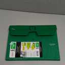 Five Star 6 Pocket Expanding File Organizer, Plastic Expandable File Folders with Pockets and Tab Inserts, Holds 11" x 8-1/2", Bungee Closure, Forest Green (72925)