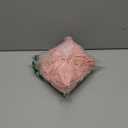 AlvaQ Womens Dresses Spring Summer Knot Front V Neck Ruffles Long Sleeve Floral Print Swing Mini Dress (Large, Pink2)