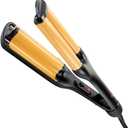 CHI Ceramic Triple Waver Iron, Curling Iron Creates Long-Lasting Frizz-Free, Waves & Curls for All Hair Types