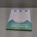 Combuh Rechargeable RGB Shower Lights - 12 Color Changing Ambient Light + Cool White, Motion Activated & Remote Control, Waterproof Cordless Wall Lamp LED for Closet, Pantry, Bedroom, 7.48 Inch (1pack)