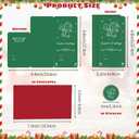 WSICSE 30 PCS Christmas Money Holders for Cash, 3 Colors Christmas Wallets for Money with Envelopes Stickers for Dollars Greeting Cards Coupons Greetings