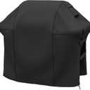 SHINESTAR Grill Cover for Weber Spirit II 200 Series, Double Straps and Built-in Vents, Heavy Duty & Waterproof, Fits Grill Up to 48 Inch Wide, Black