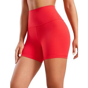 CRZ YOGA Butterluxe Biker Shorts 4'' - High Waisted Booty Workout Volleyball Yoga Womens Spandex, Medium