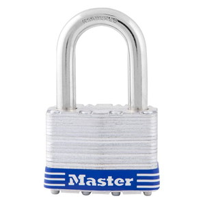 Master Lock 5DLF Outdoor Padlock with Key, 1 Pack, Silver