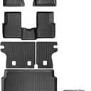 Floor Mat fit for Jeep Compass Accessories 2017-2024 2025 TPE Cargo mat All Weather Back Seat Cover(Trunk Mat+Backrest Mat+Floor Mat)