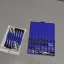 Upgrade Version Magnetic Eye Glass Repairing Kit, Eyeglass Repair Tool Kit with Compact Screw Box Include Nose Pads, Precision Screwdriver Set, Screws, Tweezer for Eyeglass, Sunglass, Spectacles Watch