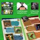 2 x Skillmatics Scrapbooking Kit & Origami Puzzle Book - 48 DIY Folding Puzzles with Fun Fact Encyclopedia, STEM Learning & Travel Toy, Brain Teasers, Educational Gifts for Ages 6, 7, 8, 9, 10 and Up