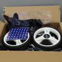 Large Dog Wheelchair for Back Legs with Multi-Function Pet Lift, Wheelchair for Dogs Thickened, Adjustable Back Leg Dog Wheel Chair, Dosg Carts with Wheels for Disabled Hind Legs (Black-2X-Large, Black)