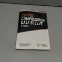 Doctor's Select 2 Pairs Copper Calf Compression Sleeve - Leg Compression Sleeves for Women & Men, Shin Splint Relief