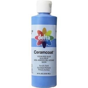 Delta Creative Ceramcoat Acrylic Paint in Assorted Colors (8 oz), , Ocean Reef Blue