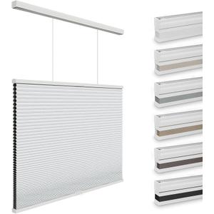 Changshade Blackout Top Down Bottom Up Cellular Shades, Cordless Honeycomb Blinds for Bedroom, Nursery & Bathroom, Total Privacy, 29" W*72" H,White