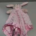 Pro Goleem Loveys for Babies Bunny Security Blanket Baby Girl Gifts Newborn Soft Pink Lovie for Infant and Toddler Snuggle Toy Stuffed Animal, Pink 16 Inch