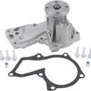 Engine Water Pump with Gasket and Nut for Ford Escape 1.6 2013-2016, Fiesta 1.6 2011-2019, Fusion 1.6 2013-2014, Transit Connect 1.6 2014-2016