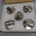 atgestore WB03X24818 222D5786P010 Gas Stove Knobs Replacement Parts for GE Range Knobs KIP 5G92 Knobs General Electric Cooktop Burner Control Knobs JGB700SEJ4SS GE Adora Stove Top Oven Knob Plastic