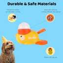 Dog Treat Dispenser Toy, Cat Puzzle Feeder, Interactive Durable Yellow Duck-Shaped Puzzle Feeder for Dog Cat Treat Toy (Duck)