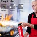 Fire Extinguisher for Home, Car, Kitchen, and Boat 3-Pack, Portable Extinguishing Aerosol Spray Compact A, B, C, K  Includes Mounting Brackets for Easy Access.