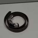 JASGOOD Women Leather Belt for Jeans Pants Gold Buckle Lady Casual Dress Waist Belt (Fit waist size 26"-30", Coffee-matte Black)