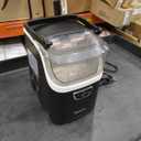 Nugget Ice Maker with Handle, 40lbs/Day Countertop Ice Maker Ready in 5 Mins, Soft Sonic Ice, Auto-Cleaning Ice Makers Portable Ice Machine for Home Kitchen Office Party & Large Families