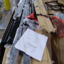 Twin Size Loft Bed with L-Shaped Desk, LED Lights,Charging Station, Industrial Heavy Duty Metal Loft Bed Frame with 3 Storage Shelves and 3 Fabric Drawers, Safety Guard & Ladder, Vintage Brown