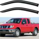 Window Visors Rain Guards for 2005-2020 Nissan Frontier King Cab, Out-Channel Window Vent Wind Deflectors Visors Shades for 05-20 Frontier Extended Cab, 2PCS